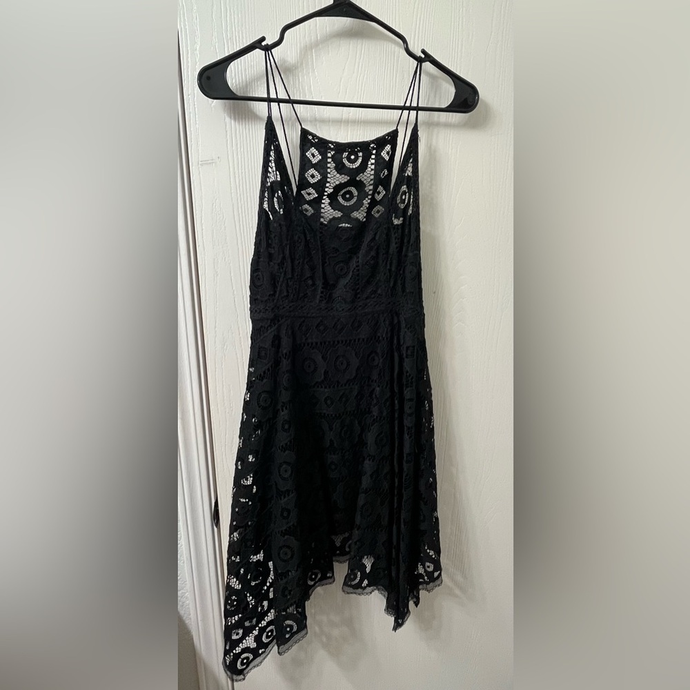 Free People Just like Honey Black Lace Dress size 2 excellent condition! - Picture 3 of 5